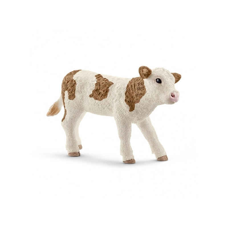 Animaux de la ferme Veau simmental français figurine schleich -13802