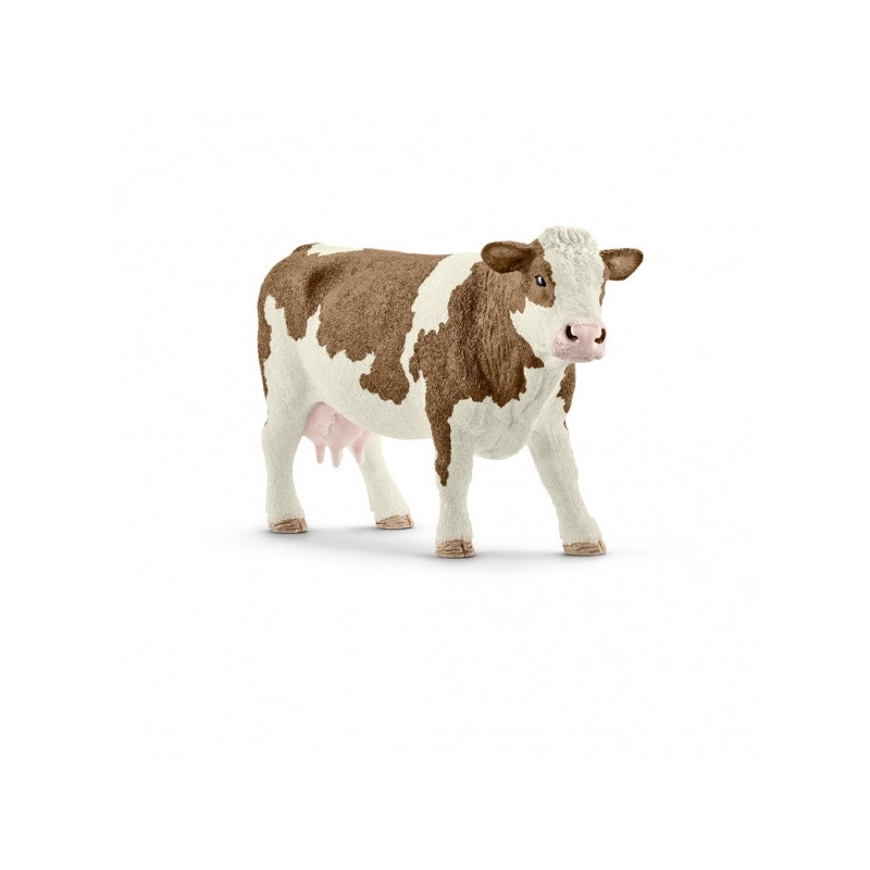 Animaux de la ferme Vache simmental française figurine schleich -13801