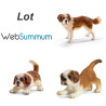 Animaux-Bois-Animaux-Bronzes propose Lot 3 figurines chiens Saint Bernard Schleich -LWS-281