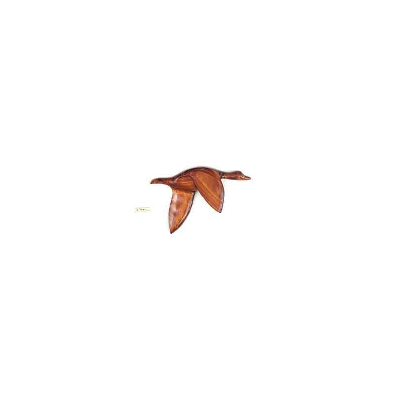 Décoration OiseauxLasterne - Les oiseaux en vol - Vol du colvert - 40 cm - BCO045-1 Artisan Français - art animalier bois