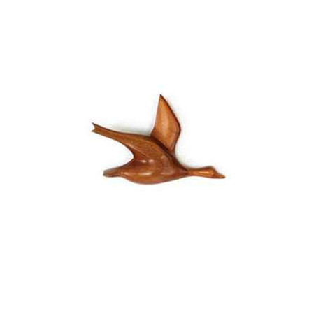 Décoration OiseauxLasterne - Les oiseaux en vol - Vol du colvert - 30 cm - BCO025-2 Artisan Français - art animalier bois