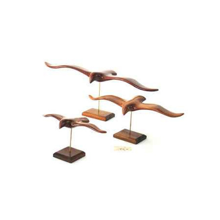 Décoration OiseauxLasterne - Les oiseaux de mer sur socle - Le goéland - 45 cm - Last-GO45-R Artisan Français - art animalier bo