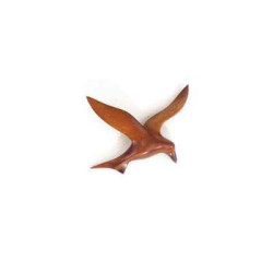 Décoration OiseauxLasterne - Les oiseaux en vol - Vol de la sterne - 40 cm - BST040-1 Artisan Français - art animalier bois