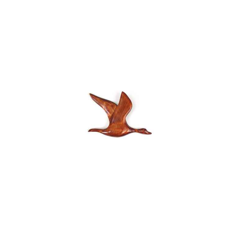 Décoration OiseauxLasterne - Les oiseaux en vol - Vol du colvert - 40 cm - BCO045-2 Artisan Français - art animalier bois
